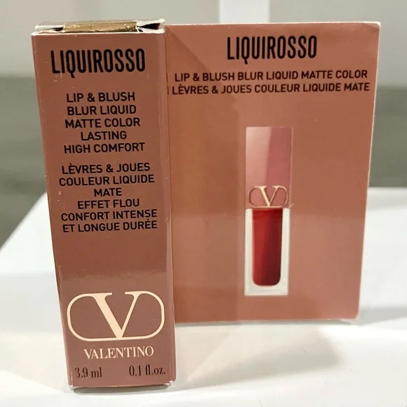 Valentino Liquirosso Lip & Blush Blur - 302R Pink is Pink - Picture 2 of 2